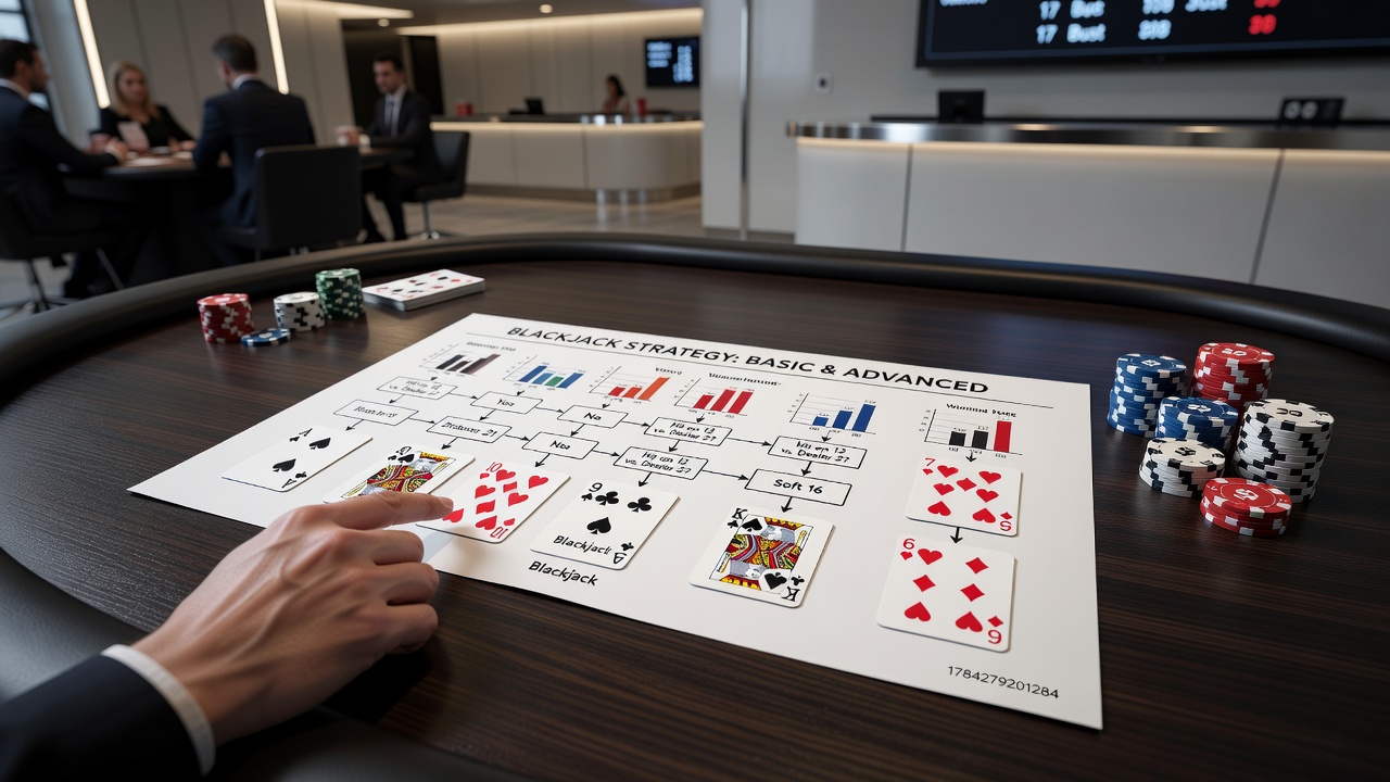 Close-up view of blackjack cards being dealt with a running count notation visible on a notepad